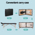 Massage Table 70cm Portable 2 Fold Wooden Beauty Waxing Therapy Bed Black