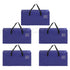 Moving Bags Heavy Duty Waterproof Backpack Straps Large Storage Totes 5 Pack Blue