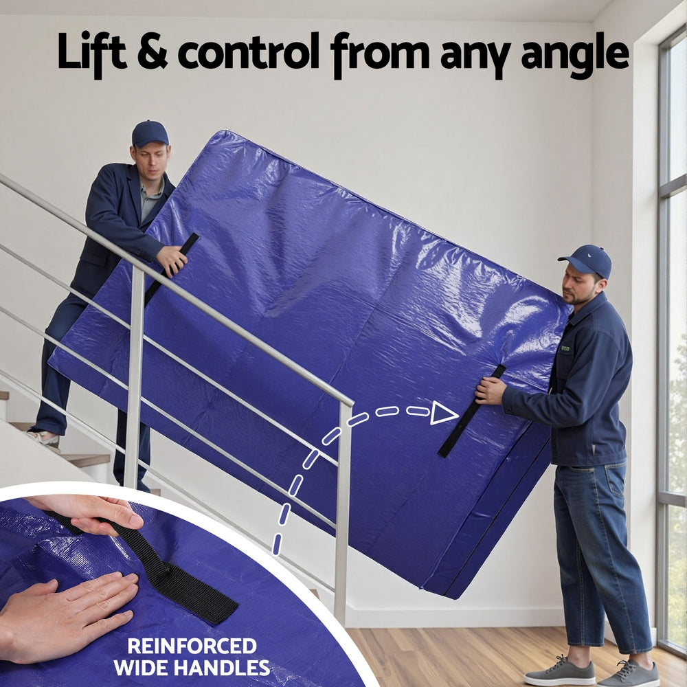 Mattress Bag Easy Moving Waterproof Storage Dust Cover Protector Double