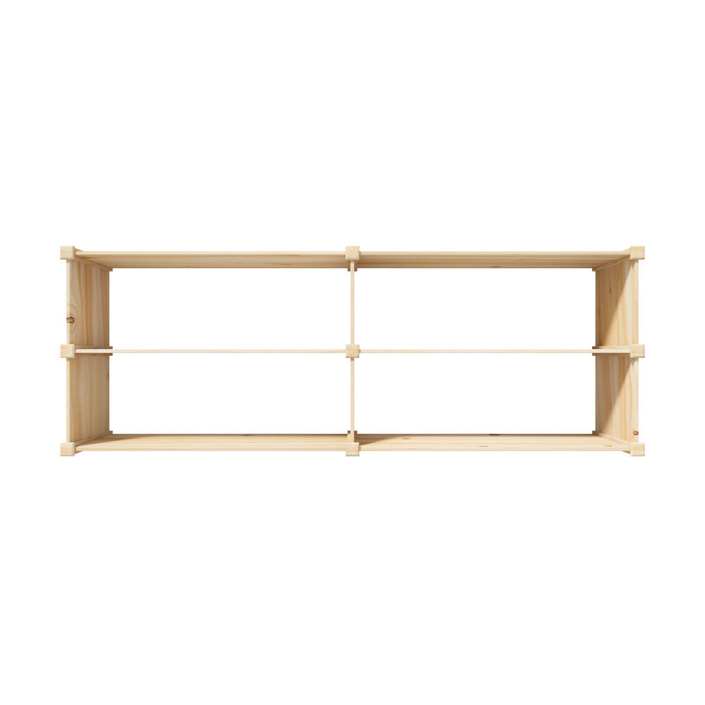 Garden Bed Set of 4 Raised Wooden Planter 120x45x45cm