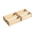 Garden Bed Set of 4 Raised Wooden Planter 120x45x45cm