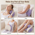 Livemor Neck & Shoulder Massage Pillow with Heat, Cordless 4D Kneading Massager for Home & Office