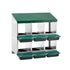 Alopet 6 Holes Chicken Nesting Box Hen Chook Laying Boxes