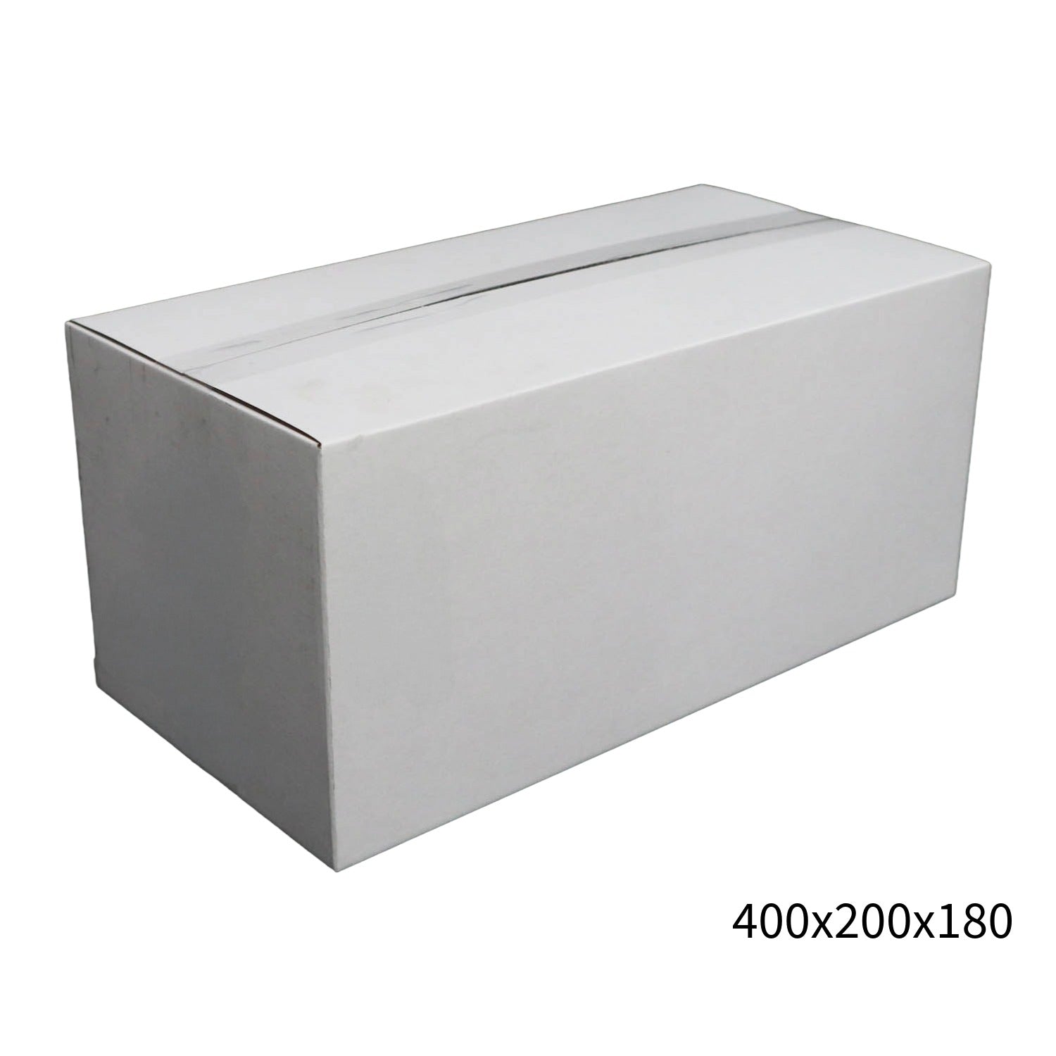400x200x180mm White RSC Carton – Durable Cardboard Carton 50 Pack-2029334118852071424