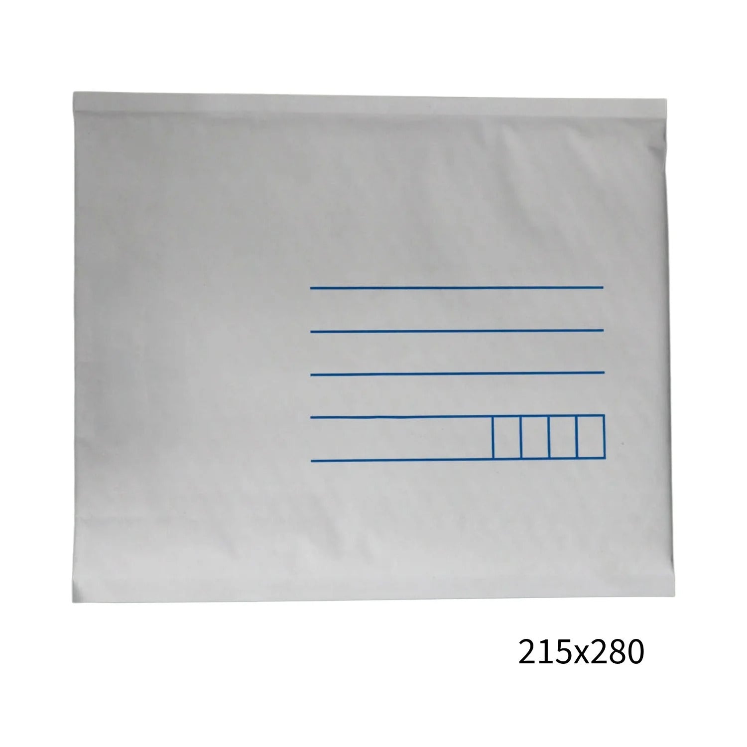215x280mm White Padded Envelope with Printed Address Lines 200 Pack-2029334119963561984