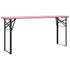 Beer Table Legs 2 pcs Foldable Black Powder-coated Steel