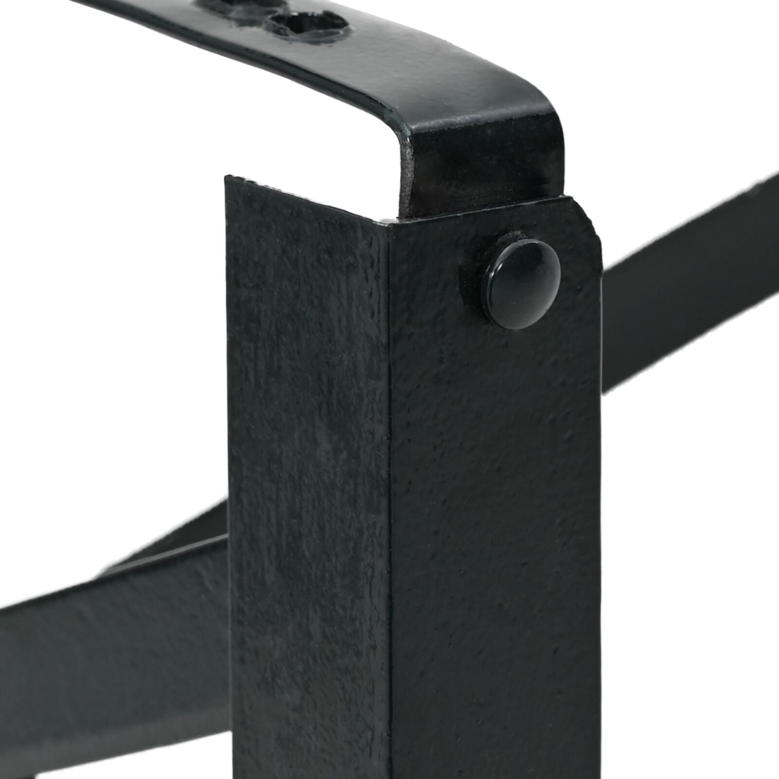 Beer Table Legs 2 pcs Foldable Black Powder-coated Steel