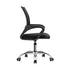 Office Chair with Casters Swivel Armrests Black