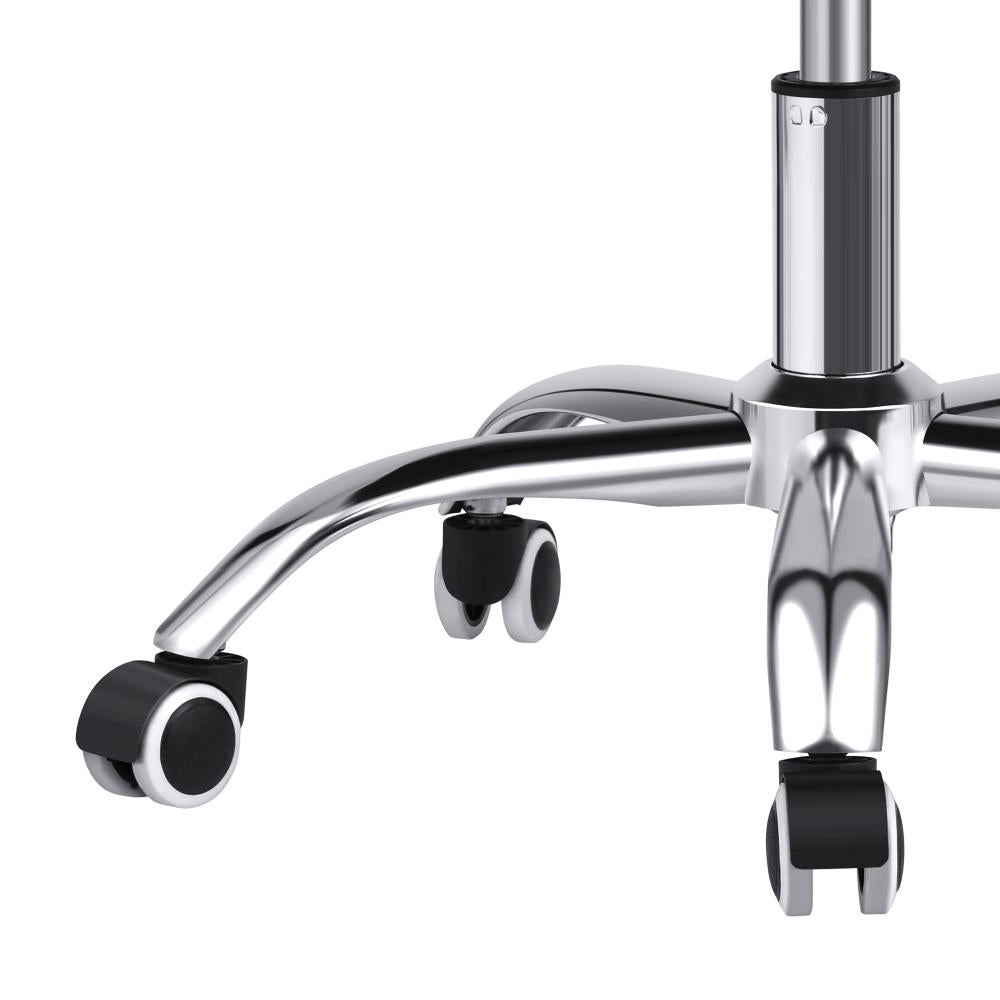 Office Chair with Casters Swivel Armrests Black