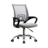 Office Chair with Mesh Backrest Foam Seat Grey