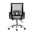 Office Chair with Mesh Backrest Foam Seat Grey