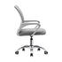 Mesh Office Chair Foam Seat White