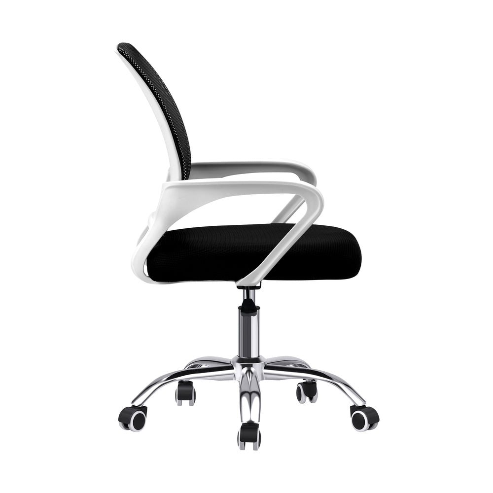 Mesh Office Chair Foam Seat White&Black
