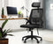 Office Chair with Mesh Headrest Backrest Black