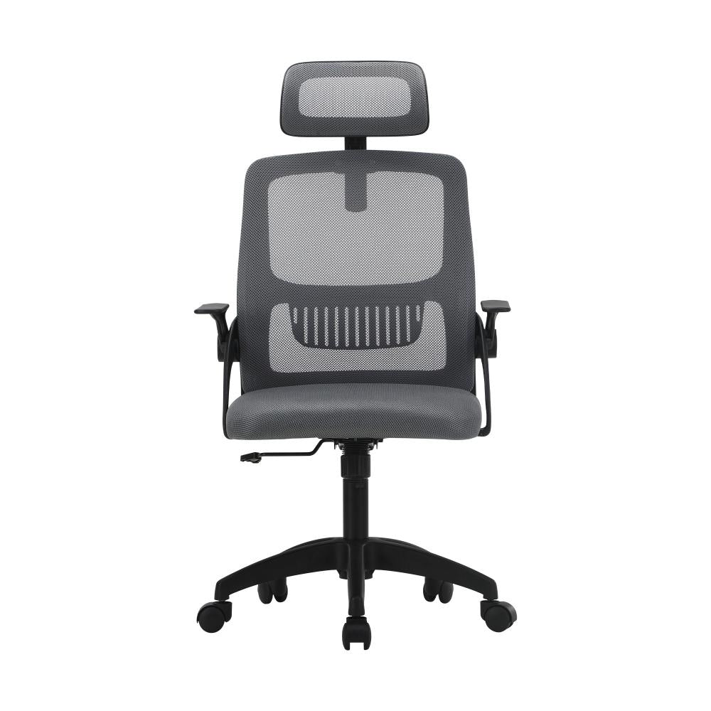 Ergonomic Office Chair Back Support Dark Grey&Black