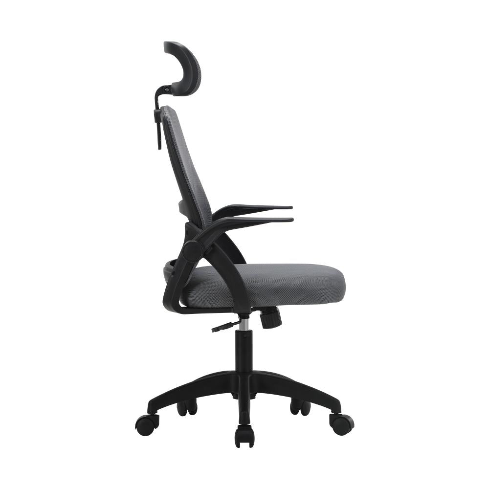 Ergonomic Office Chair Back Support Dark Grey&Black