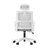 Mesh Office Chair Fabric Seat White