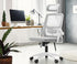 Mesh Office Chair Fabric Seat White