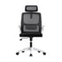 Mesh Office Chair Fabric Seat Black&White