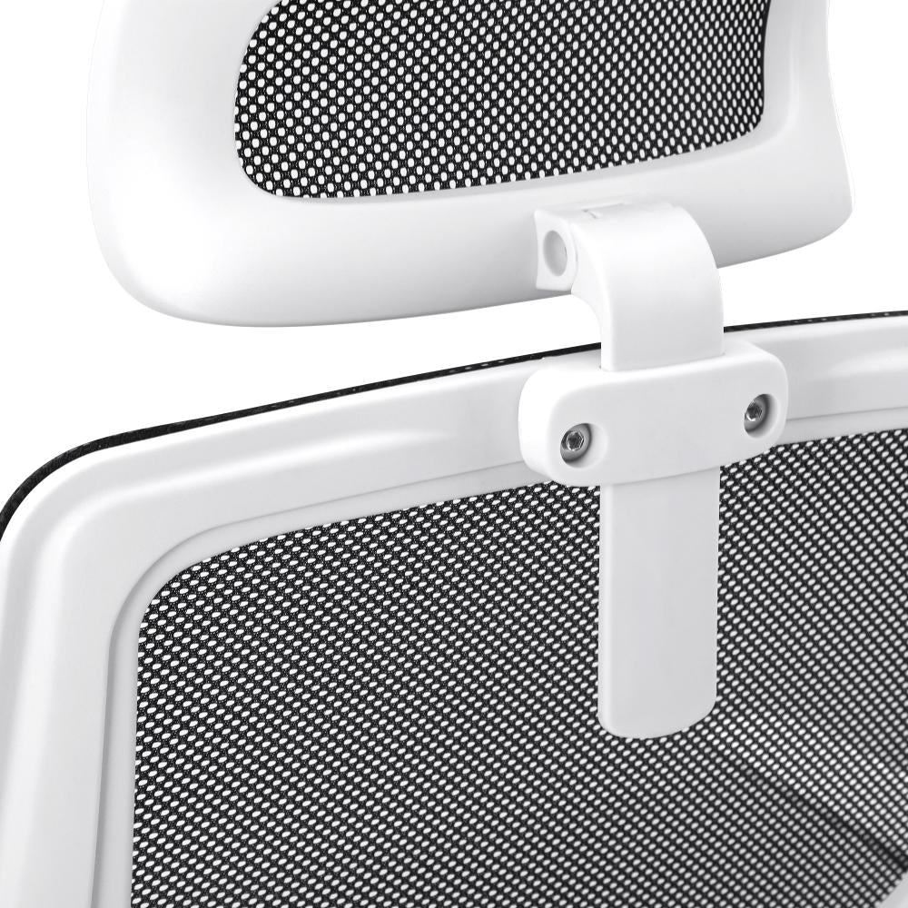 Mesh Office Chair Fabric Seat Black&White