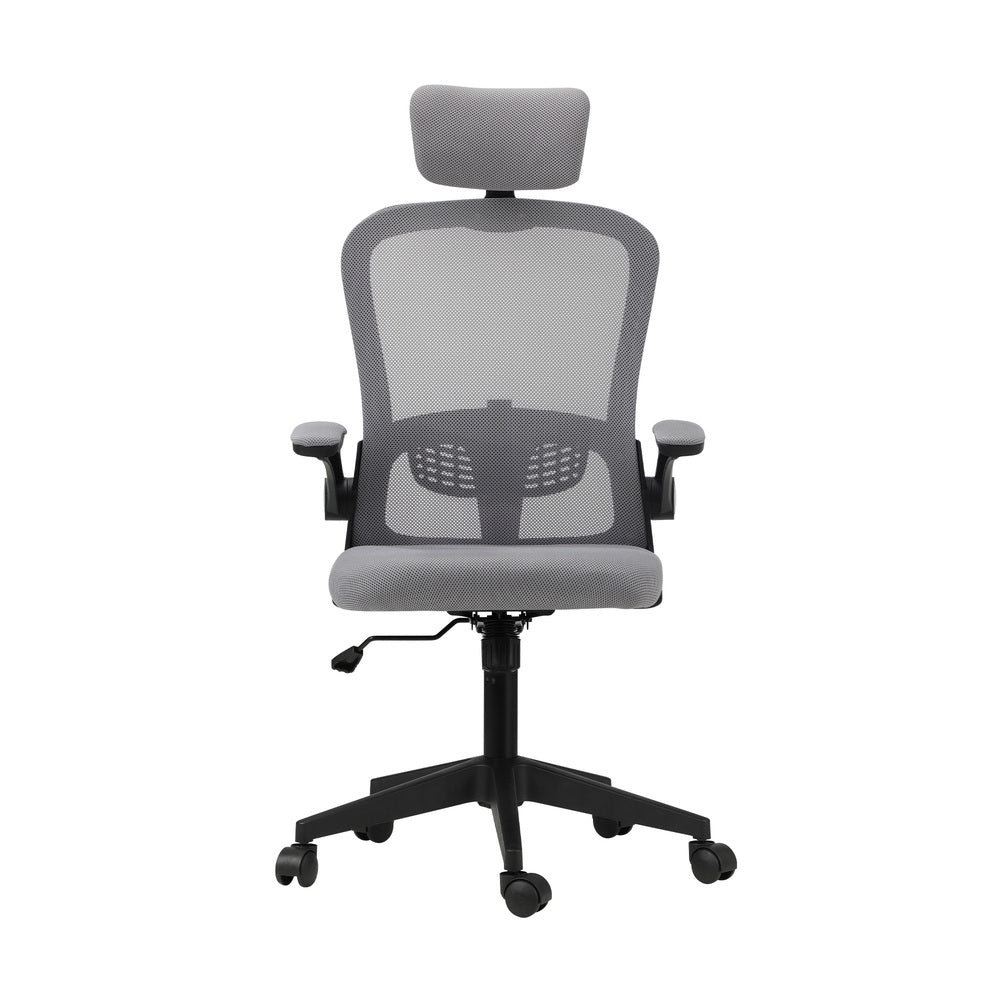 Mesh Office Chair Executive Seat Racing Tilt BK&GY