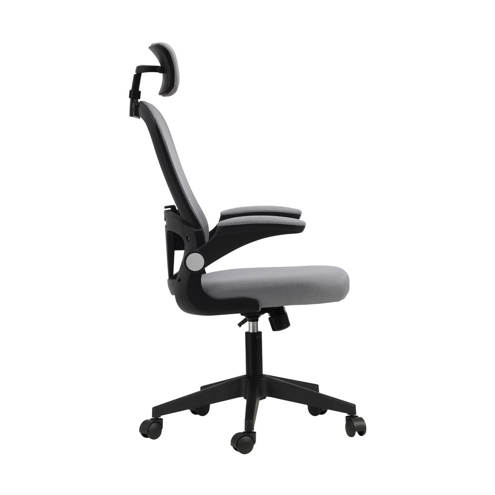 Mesh Office Chair Executive Seat Racing Tilt BK&GY