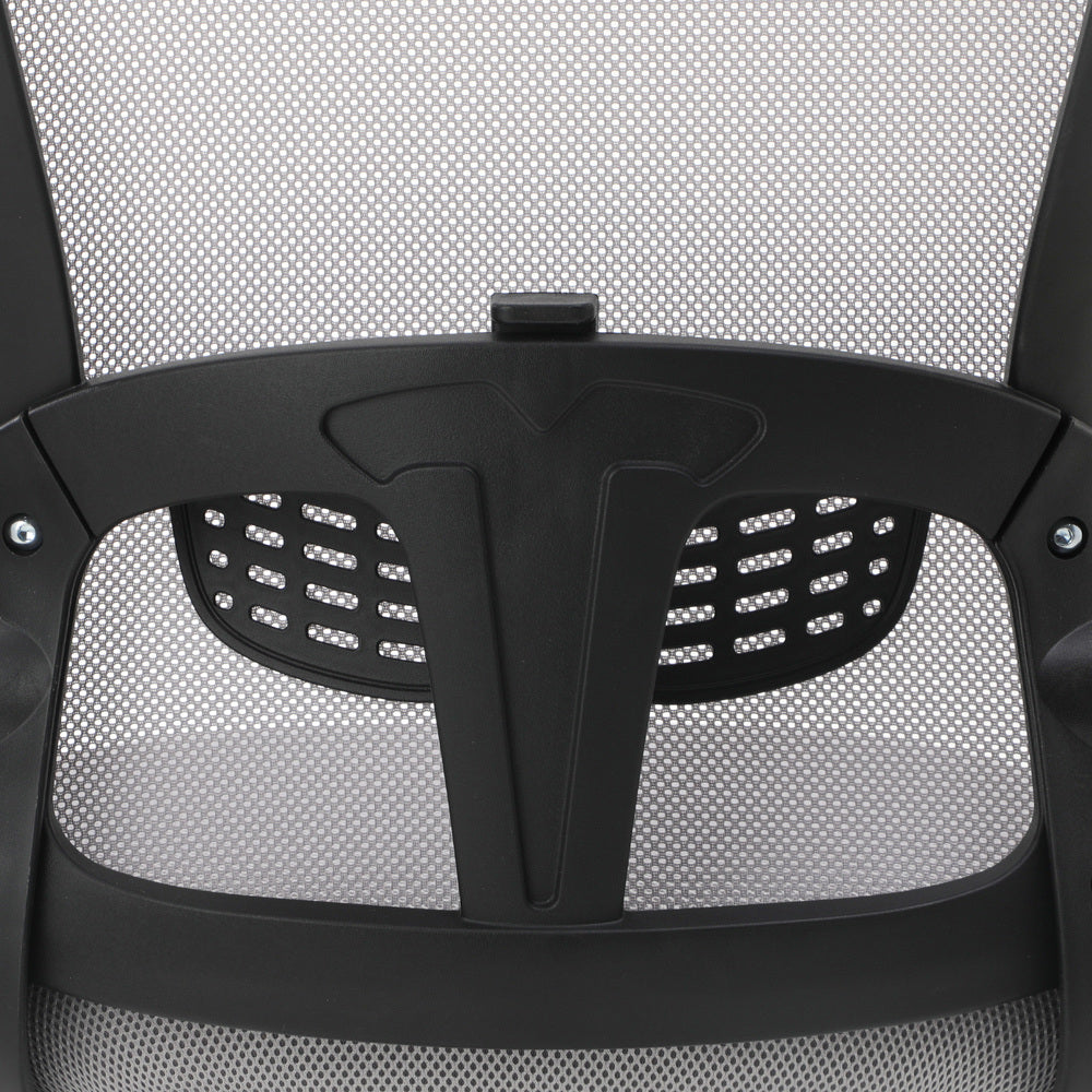 Mesh Office Chair Executive Seat Racing Tilt BK&GY