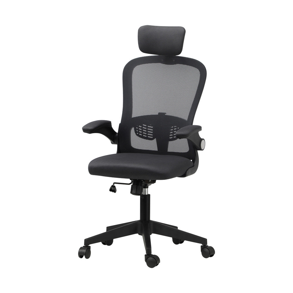 Mesh Office Chair Executive Seat Racing Tilt DGY&BK