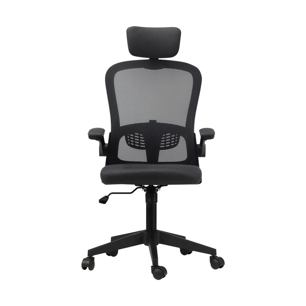 Mesh Office Chair Executive Seat Racing Tilt DGY&BK