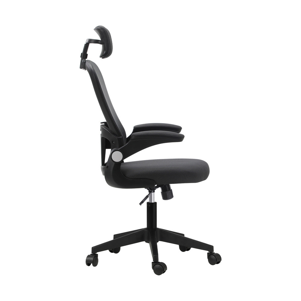 Mesh Office Chair Executive Seat Racing Tilt DGY&BK