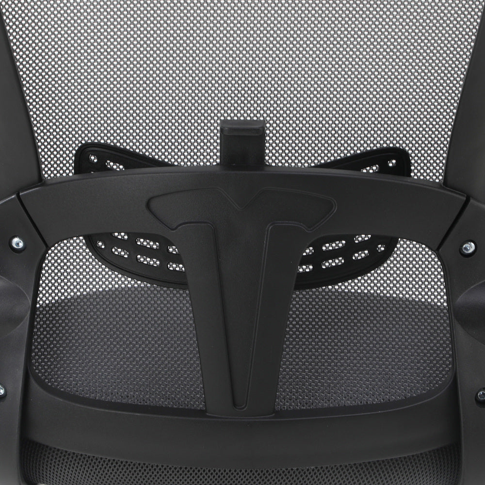 Mesh Office Chair Executive Seat Racing Tilt DGY&BK