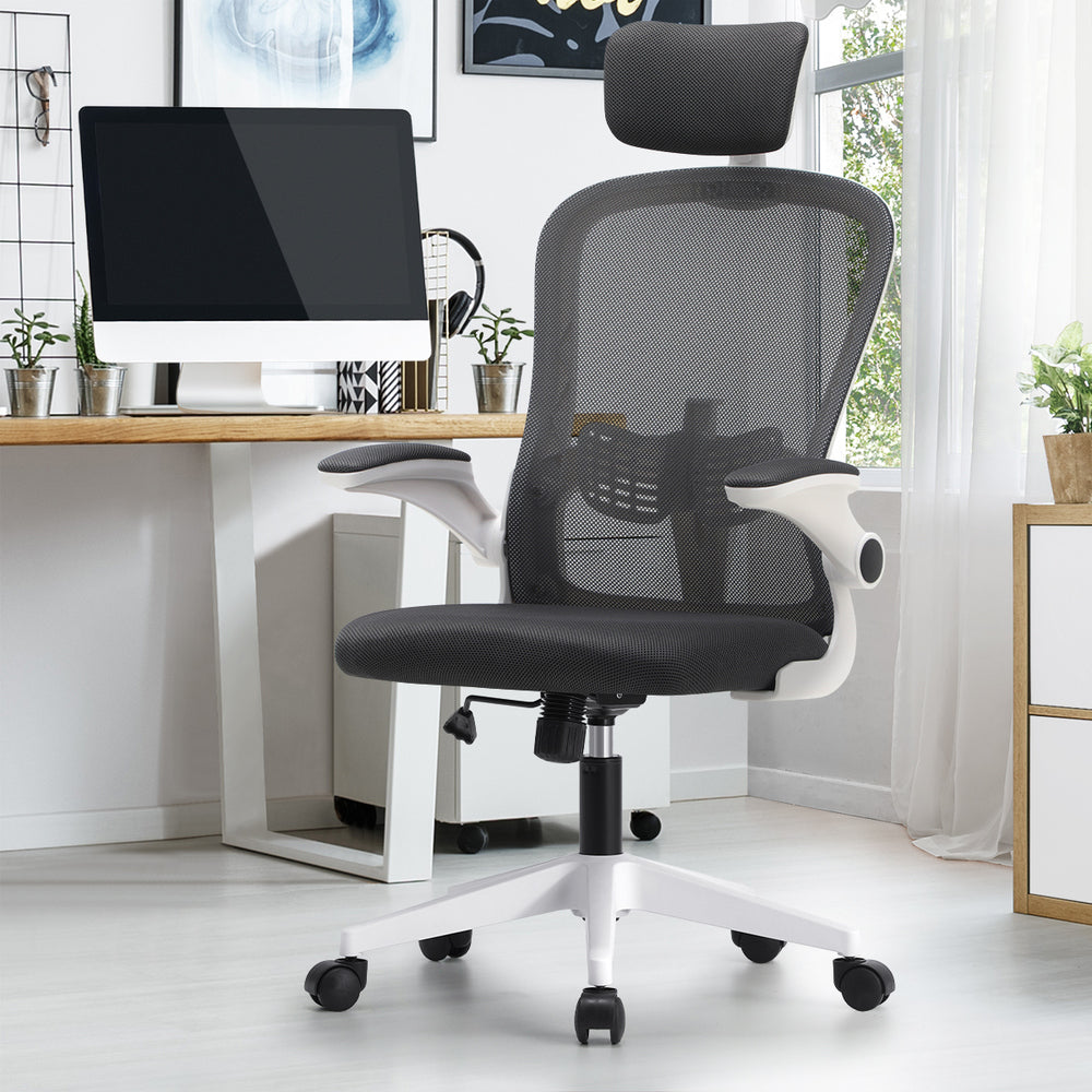 Mesh Office Chair Executive Seat Racing Tilt DGY&WH