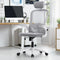 Oikiture Ergonomic Mesh Office Chair Adjustable Headrest White
