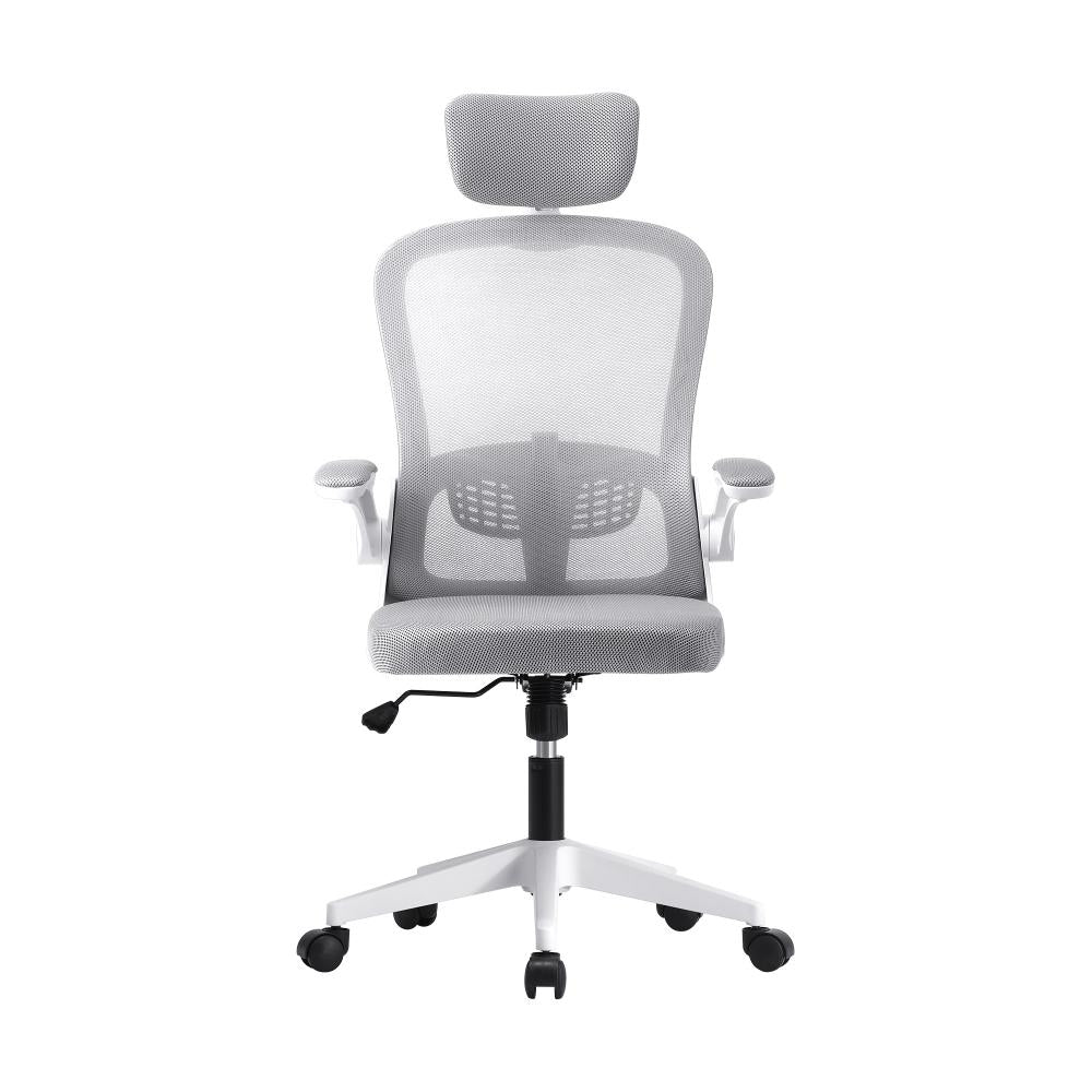 Office Chair with Mesh Fabric Seat White