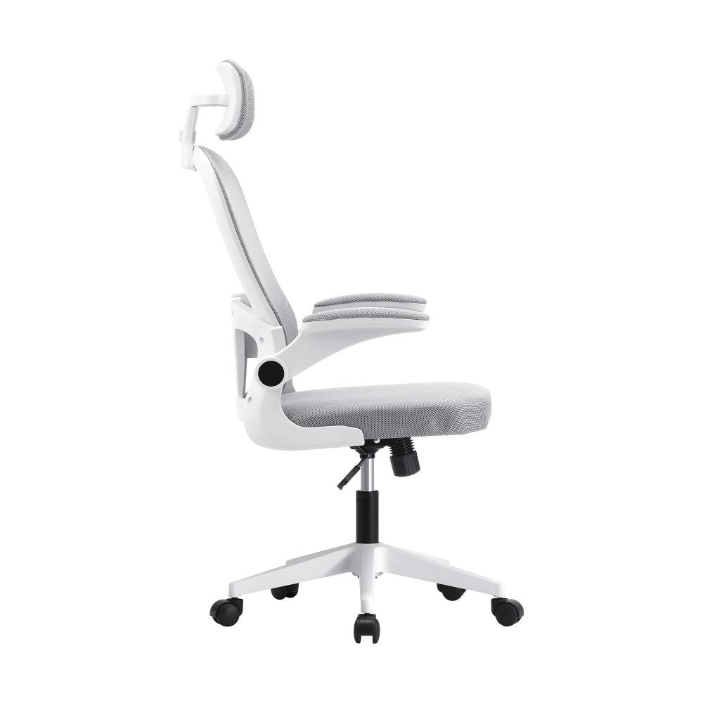 Office Chair with Mesh Fabric Seat White