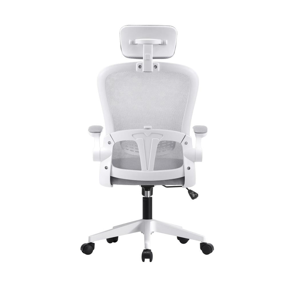 Office Chair with Mesh Fabric Seat White