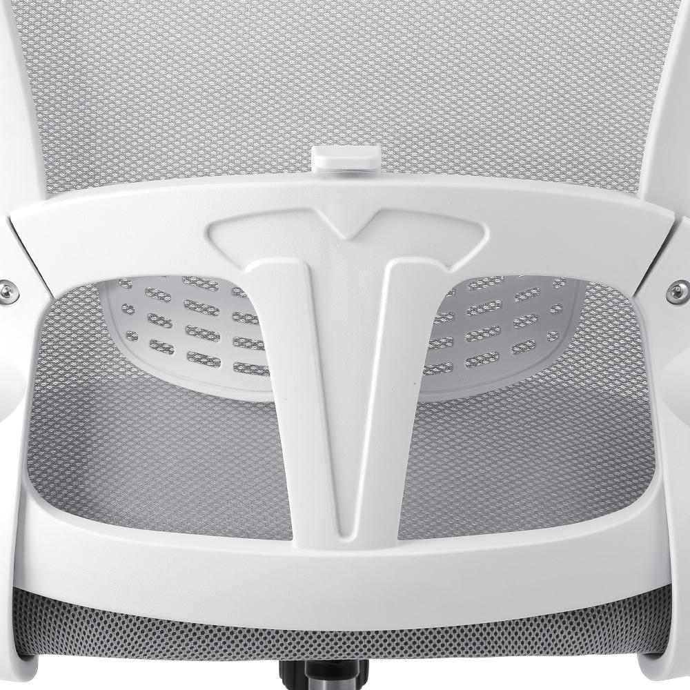 Office Chair with Mesh Fabric Seat White