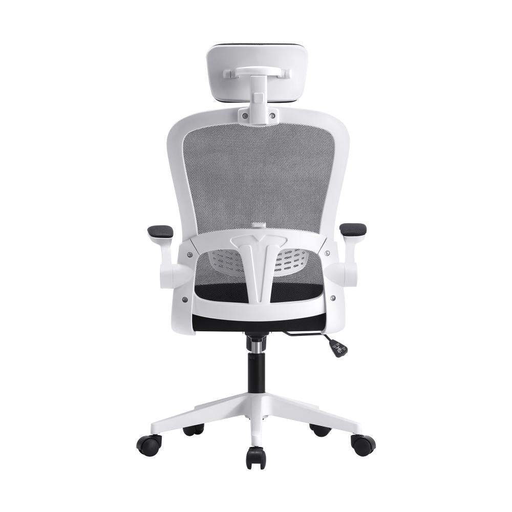 Mesh Office Chair Fabric Seat White&Black