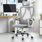 Oikiture Ergonomic Office Chair Mesh Computer Chair with Lumbar Support White