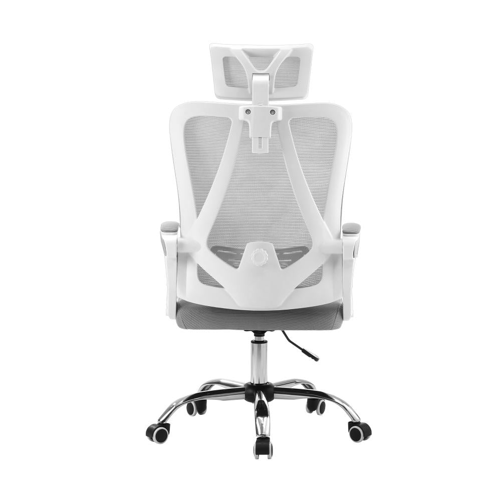 Ergonomic Office Chair Lumbar Support White