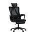 Mesh Office Chair Adjustable Lumbar Support Black