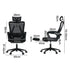 Mesh Office Chair Adjustable Lumbar Support Black