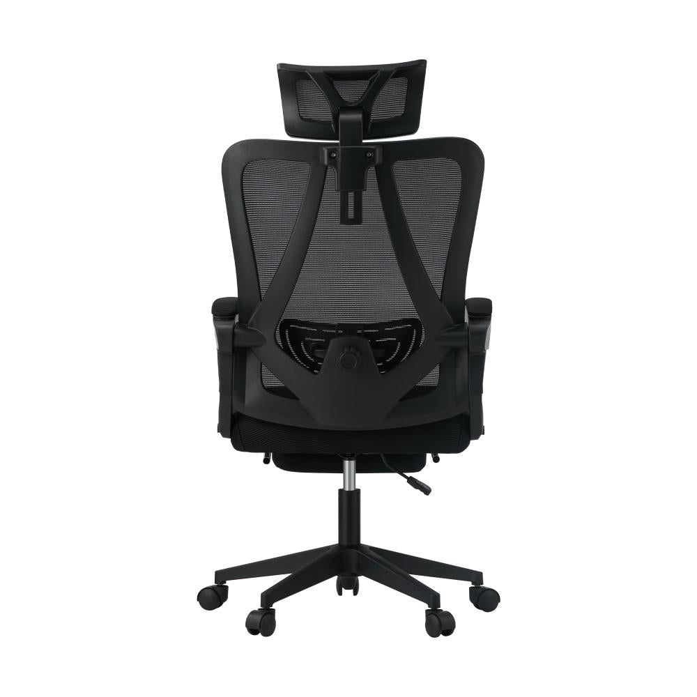 Mesh Office Chair Adjustable Lumbar Support Black