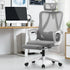 Mesh Office Chair Adjustable Lumbar Support White