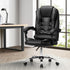 Massage Office Chair Racing Chairs PU Leather Black