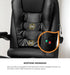 Massage Office Chair Racing Chairs PU Leather Black