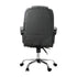 Massage Office Chair PU Leather with Footrest Grey