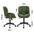 Oikiture Armless Office Chair Mid Back Swivel Chair w/ Wheels Green
