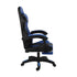 Racing Gaming Chair 7 RGB LED 8 Points Massage Black&Blue