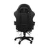 Racing Gaming Chair 7 RGB LED 8 Points Massage Black&White